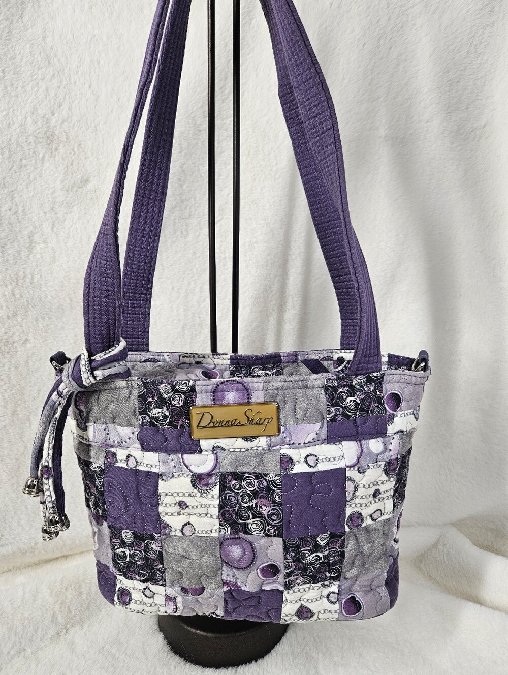 Donna Sharp Patchwork Quilted Tote Bag